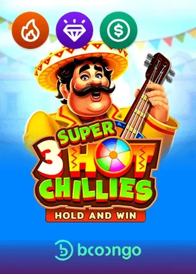 3 Super Hot Chillies slot van 3Oaks